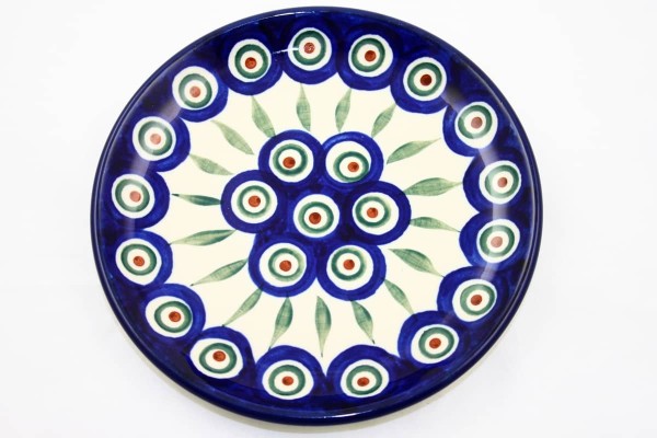 261 Bunzlau Gebaksbordje 54X Green Stripes  261 Gebaksbordjes Ø 16 cm